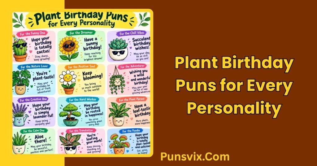 250+ Plant Birthday Puns: Funny, Cute & Clever Birthday Ideas 3 Plant Birthday Puns for Every Personality