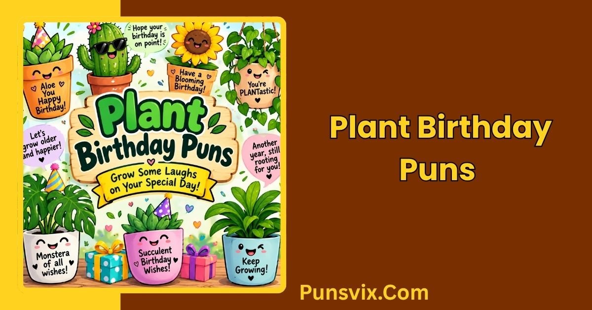 Plant Birthday Puns