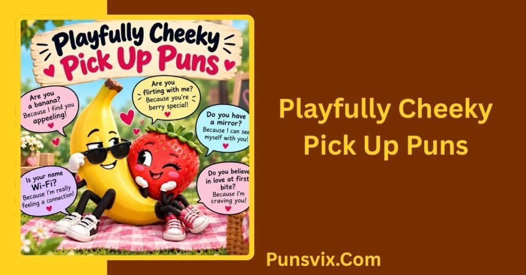 200+ Pick Up Line Puns That Are Funny, Cute & Smooth 3 Playfully Cheeky Pick Up Puns