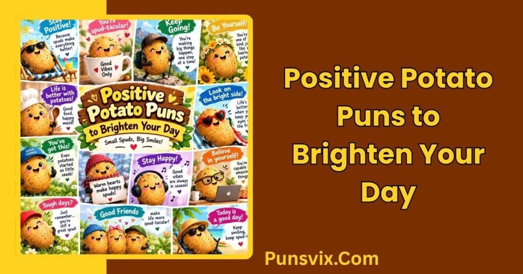 200+ Potato Puns That Are Funny, Clever, and Spud-tacular 5 Positive Potato Puns to Brighten Your Day