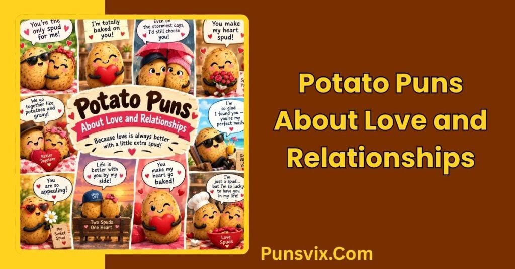 200+ Potato Puns That Are Funny, Clever, and Spud-tacular 3 Potato Puns About Love and Relationships