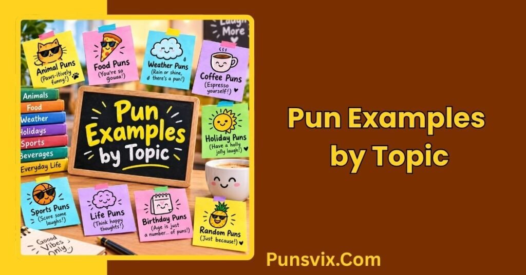 Pun Examples by Topic