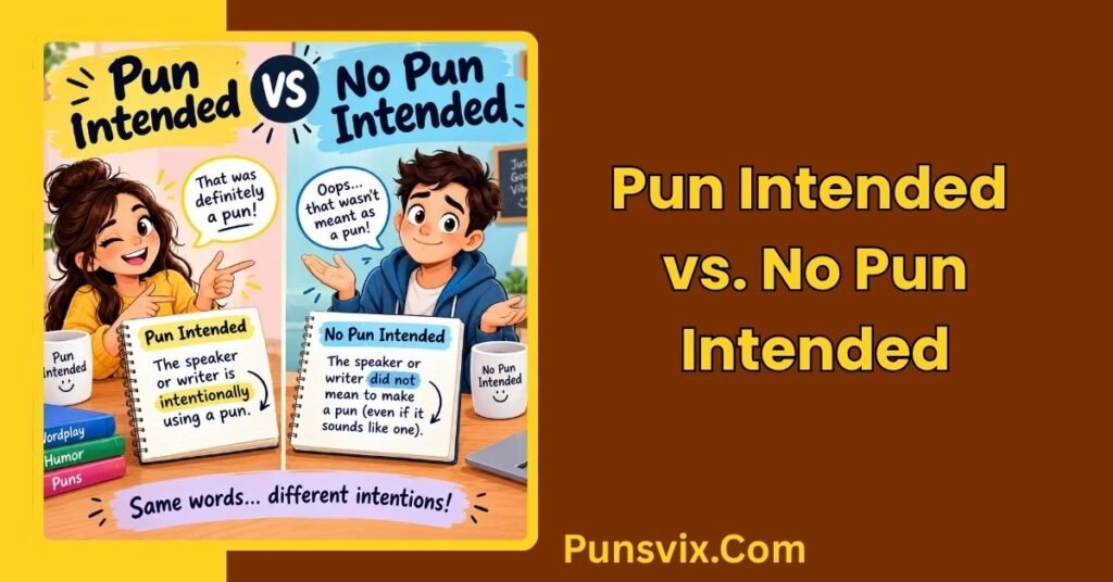 700+Pun Intended Meaning Explained Clearly: Definition & Examples 3 Pun Intended vs. No Pun Intended
