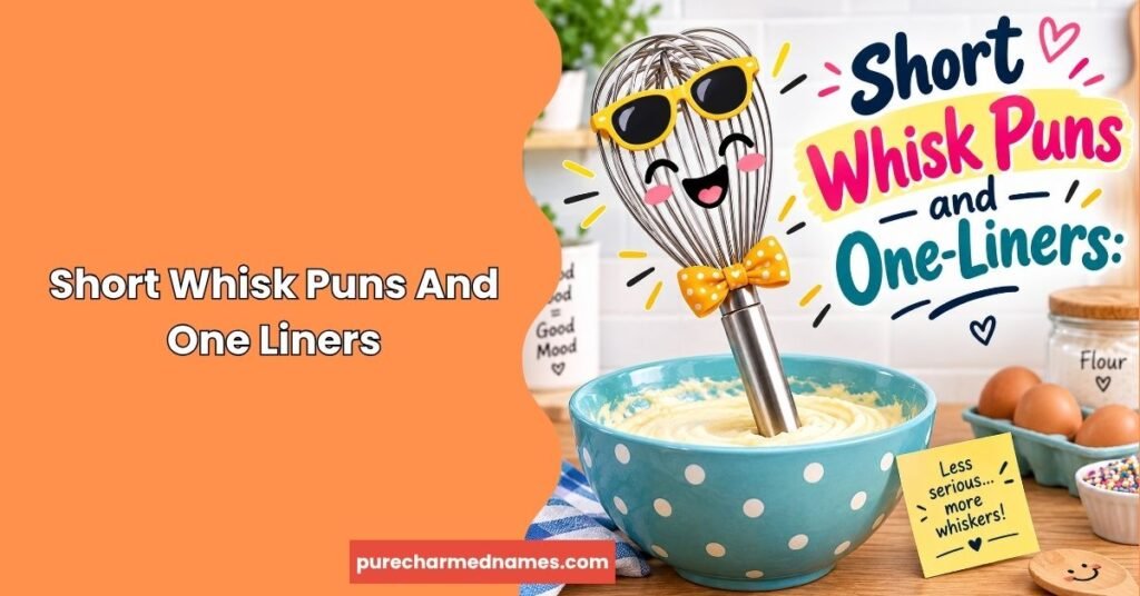 Short Whisk Puns and One-Liners