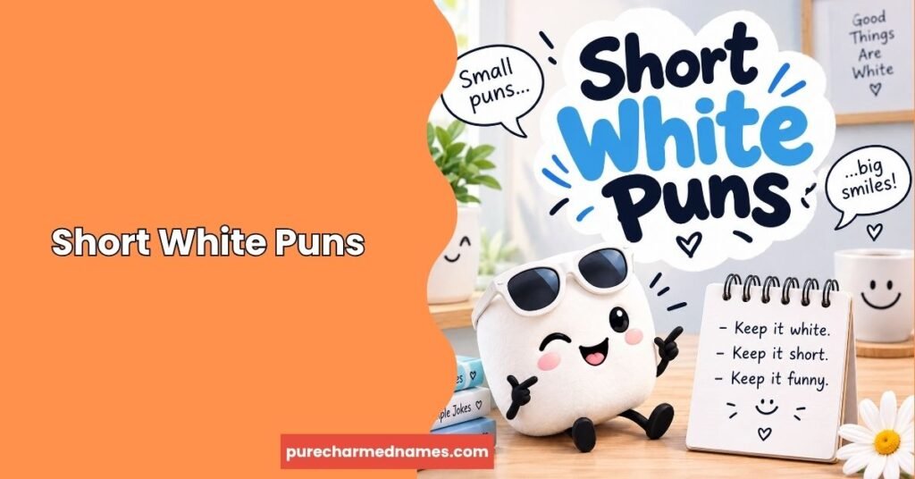 250+ White Puns That Are Clean, Clever, and Brighten Your Day 3 Short White Puns