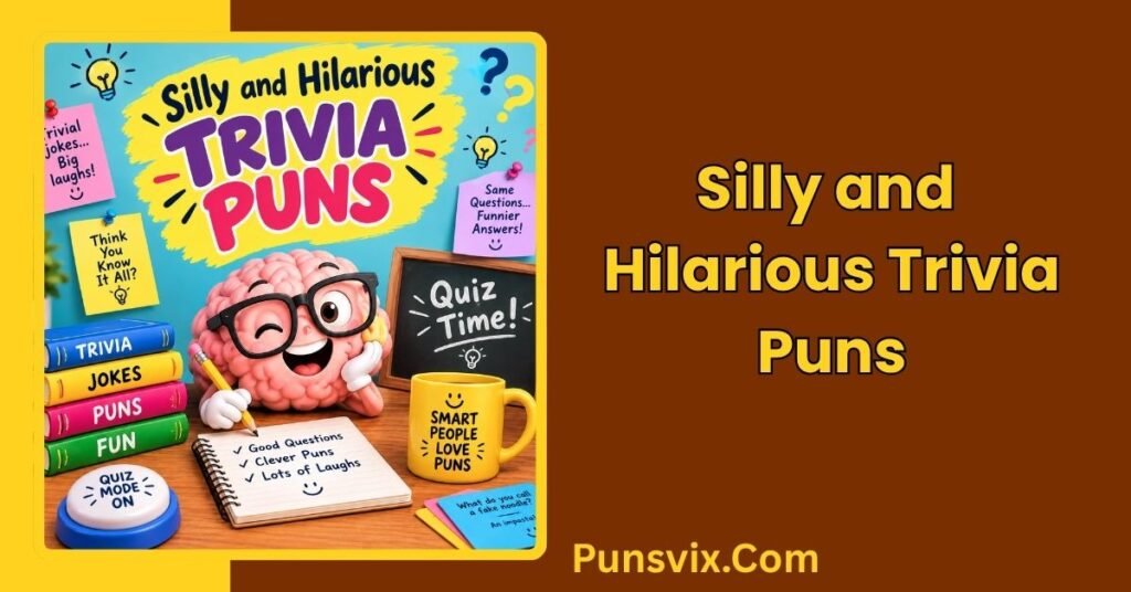 150+ Trivia Puns for Quiz Night Laughs That Everyone Will Love 2 Silly and Hilarious Trivia Puns