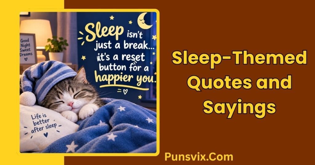 350+ Sleep Puns That Are Funny, Cute, and Dreamily Relatable 4 Sleep-Themed Quotes and Sayings