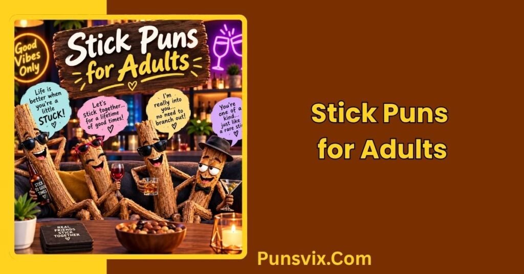 200+ Stick Puns and Jokes That Will Make You Laugh Out Loud 3 Stick Puns for Adults