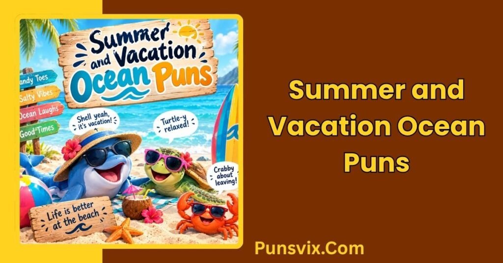 250+ Funny Ocean Puns That Will Make You Wave With Laughter 4 Summer and Vacation Ocean Puns