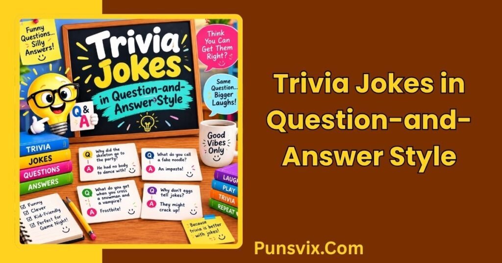 150+ Trivia Puns for Quiz Night Laughs That Everyone Will Love 4 Trivia Jokes in Question-and-Answer Style