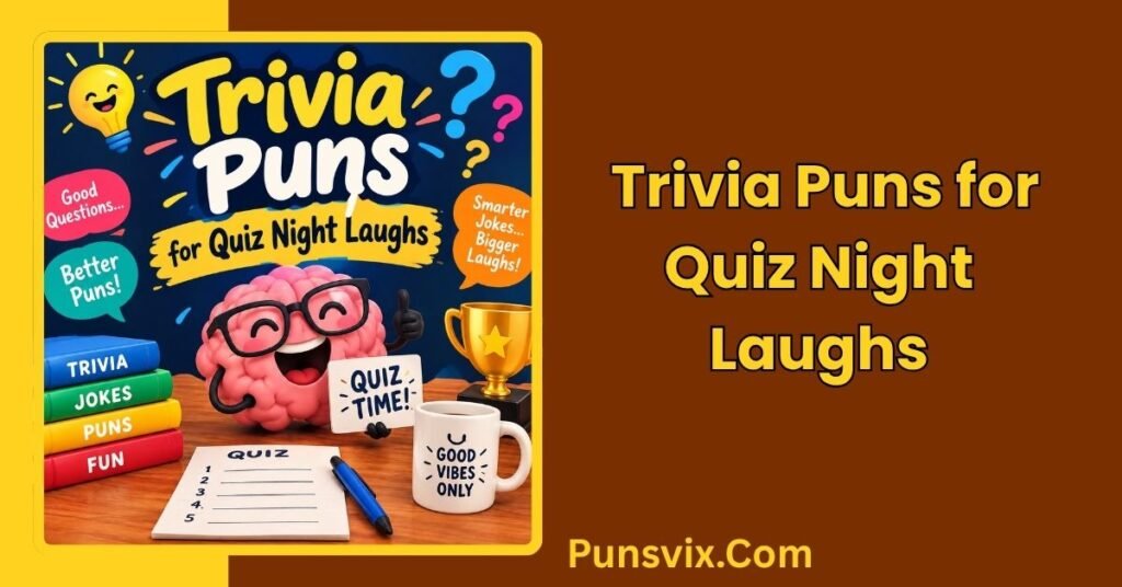 Trivia Puns for Quiz Night Laughs