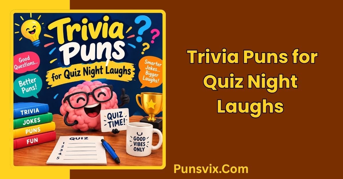 Trivia Puns for Quiz Night Laughs