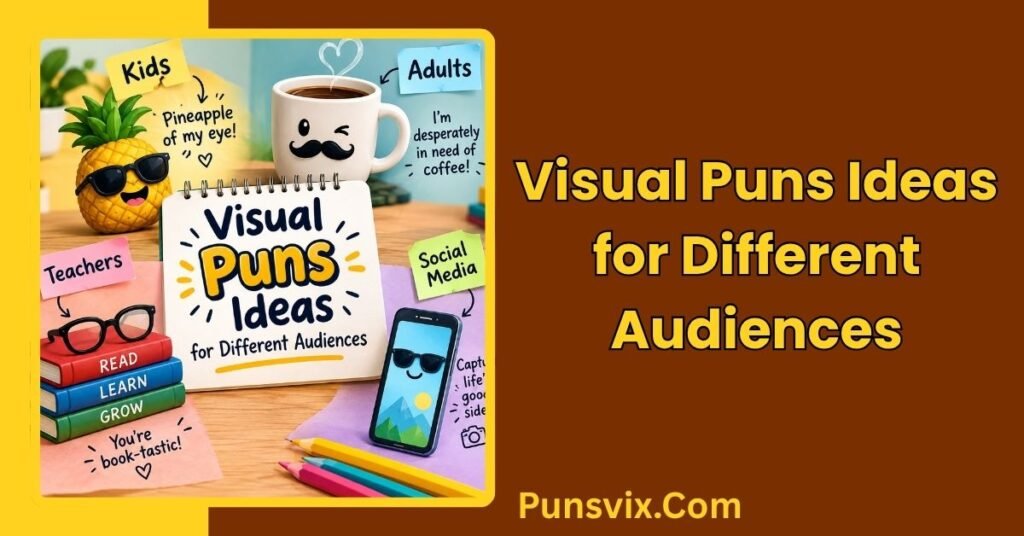 250+ Visual Puns Ideas That Are Clever, Funny & Creative 3 Visual Puns Ideas for Different Audiences