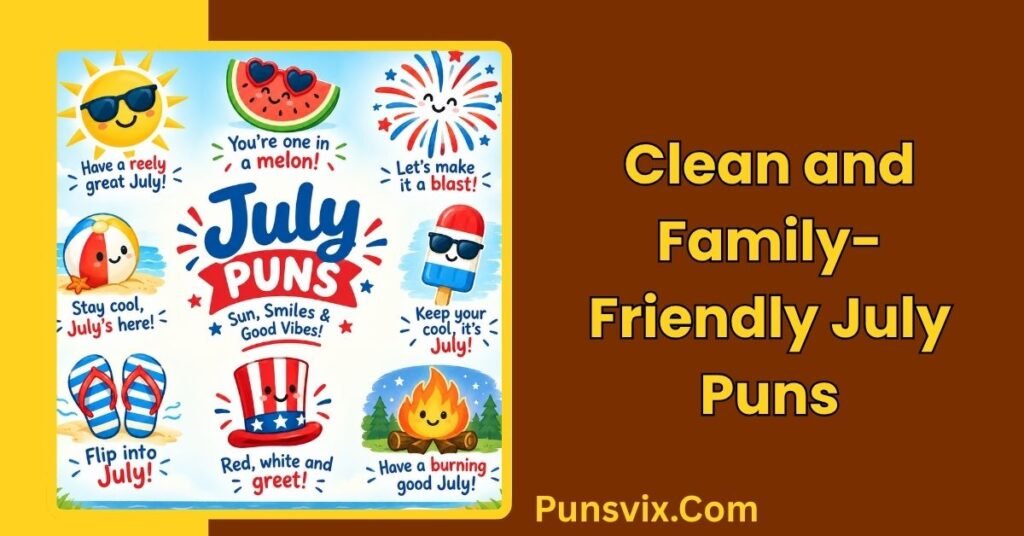 Clean and Family-Friendly July Puns