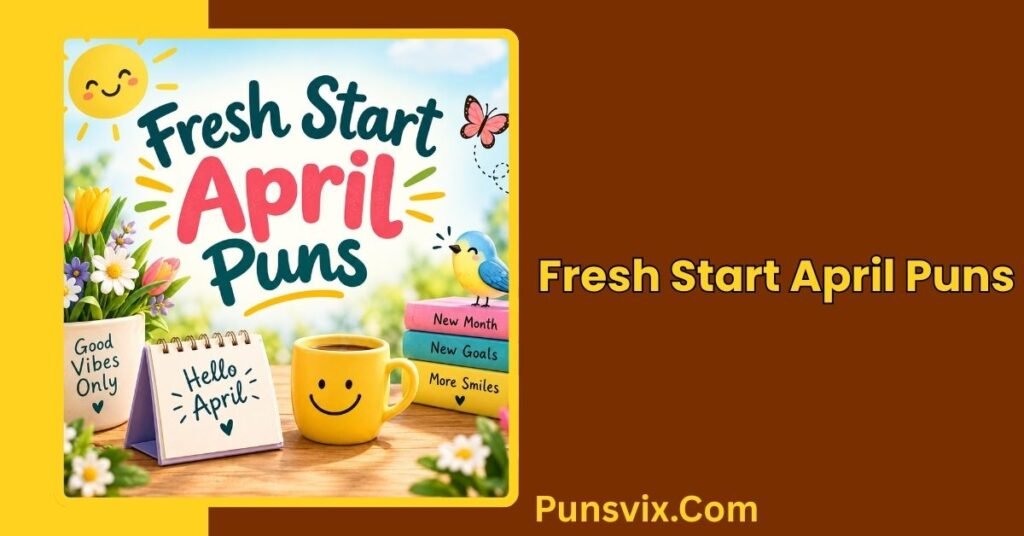 300+ April Puns: Funny, Cute & Clever Ideas for Springtime 4 Fresh Start April Puns