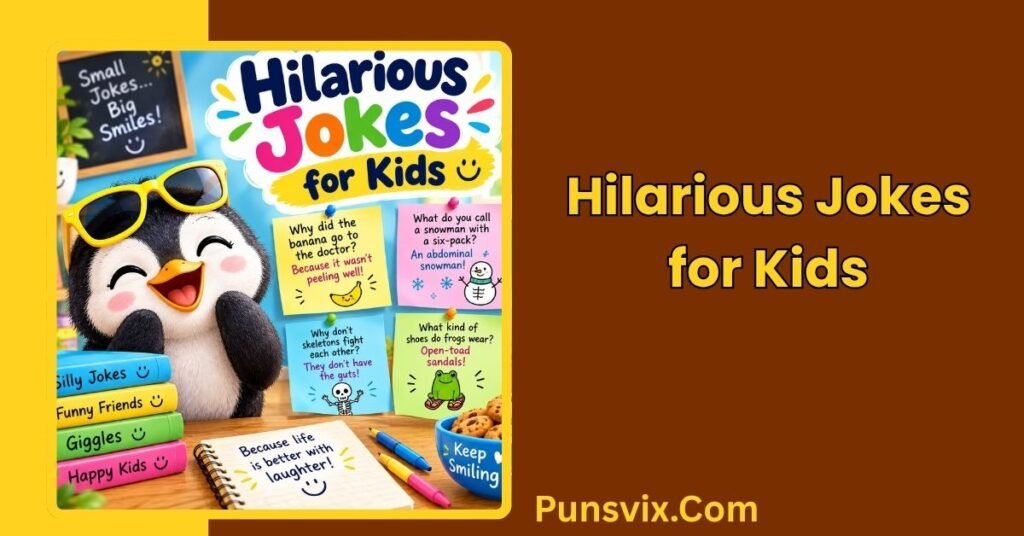 250+ Hilarious Jokes That Will Make Everyone Laugh 4 Hilarious Jokes for Kids