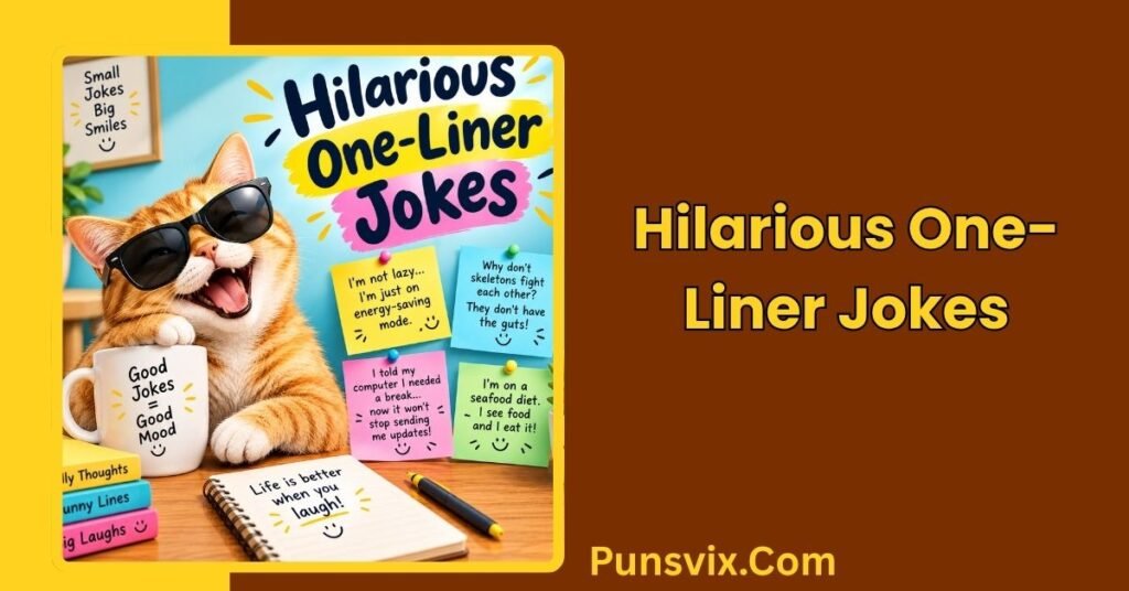 250+ Hilarious Jokes That Will Make Everyone Laugh 2 Hilarious One-Liner Jokes