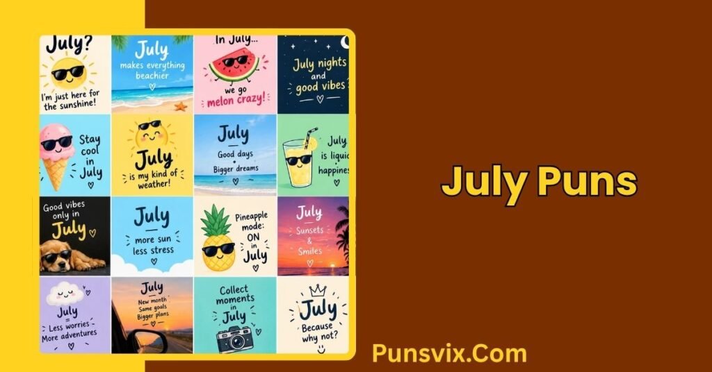 July Puns