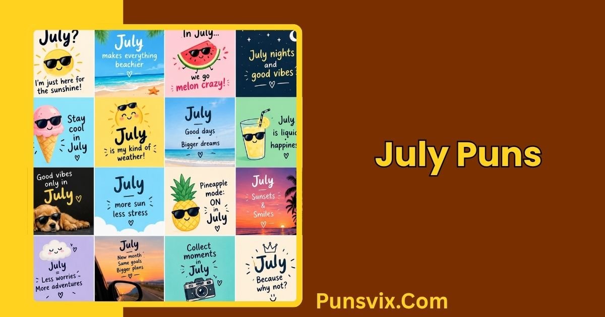 July Puns