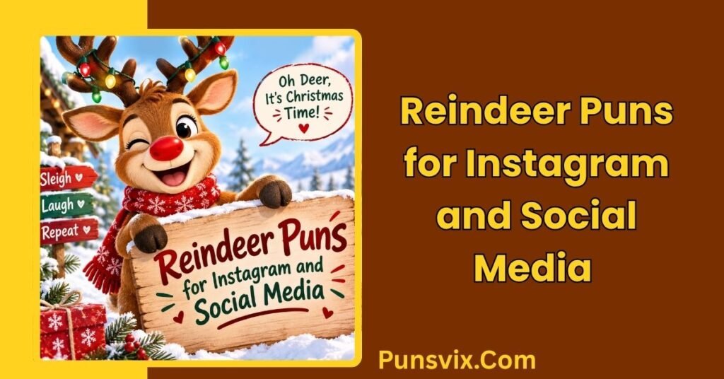 300+ Reindeer Puns to Make Your Holiday Season Merry and Bright 2 Reindeer Puns for Instagram and Social Media
