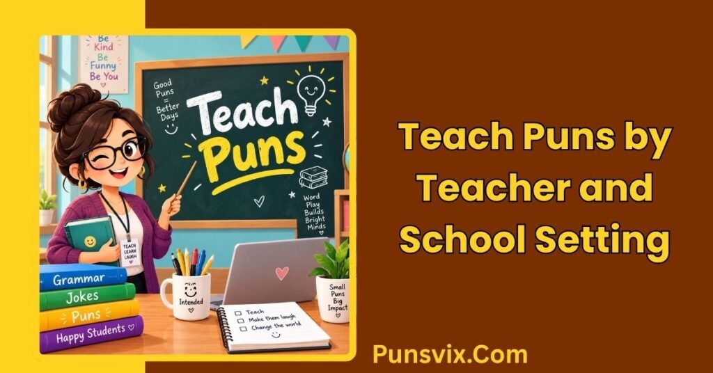 255+ Teach Puns That Will Make Learning More Fun and Funny 4 Teach Puns by Teacher and School Setting
