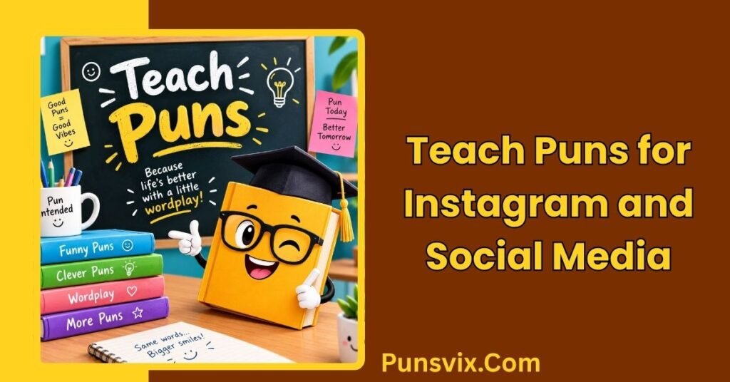 255+ Teach Puns That Will Make Learning More Fun and Funny 3 Teach Puns for Instagram and Social Media
