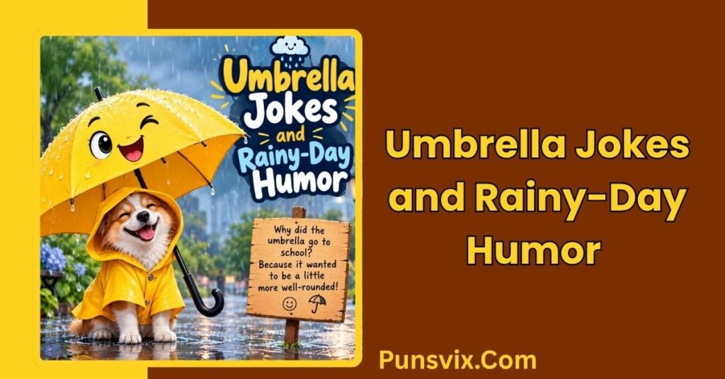 Umbrella Jokes and Rainy-Day Humor
