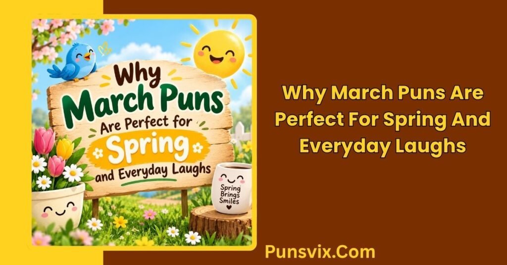 250+ Hilarious March Puns That Will Spring You Into Laughter All Month Long 2 Why March Puns Are Perfect for Spring and Everyday Laughs